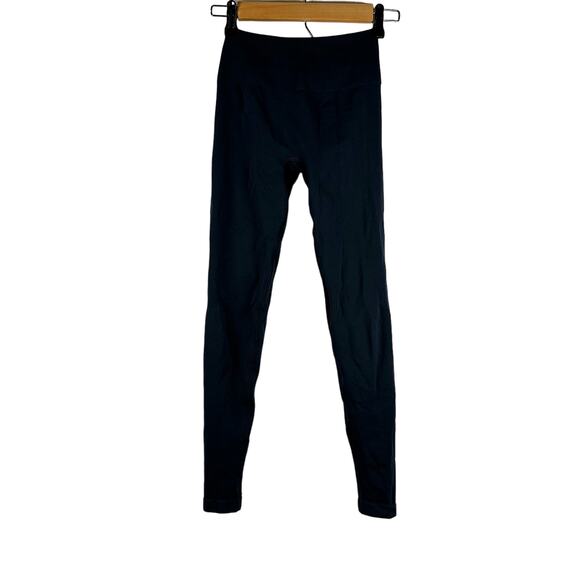 Alphalete Seamless Scrunch Amplify Navy Blue Leggings Womens Size XS Workout - Picture 5 of 15